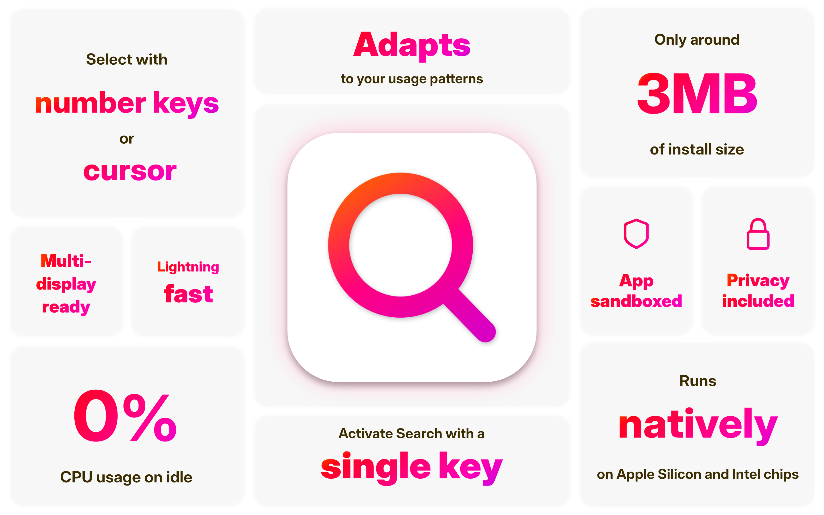 Applight features
