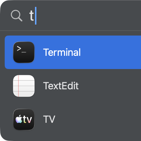 Applight interface showing context-aware app predictions with keyboard shortcuts for instant switching